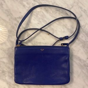 Celine trip crossbody cobalt blue